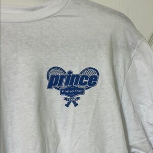 Prince Blue Graphic White Tee